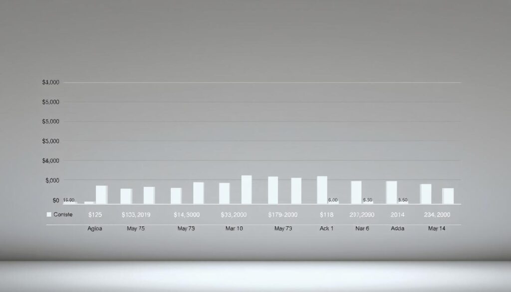 A detailed comparative chart illustrating regional income disparities in the television industry. A clean, minimalist data visualization against a neutral backdrop, with distinct bar graphs showcasing the varying average annual salaries across different geographical areas. The chart is rendered with a professional, analytical tone, using a muted color palette and clean typography to highlight the statistical information. Subtle lighting casts an even glow, creating depth and clarity. The overall composition strikes a balance between informative and visually appealing, serving as an effective data-driven illustration for the article's regional salary analysis.