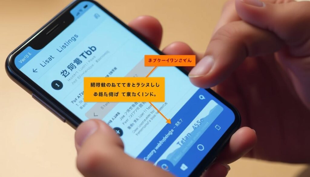 隠れた優良求人を探す様子