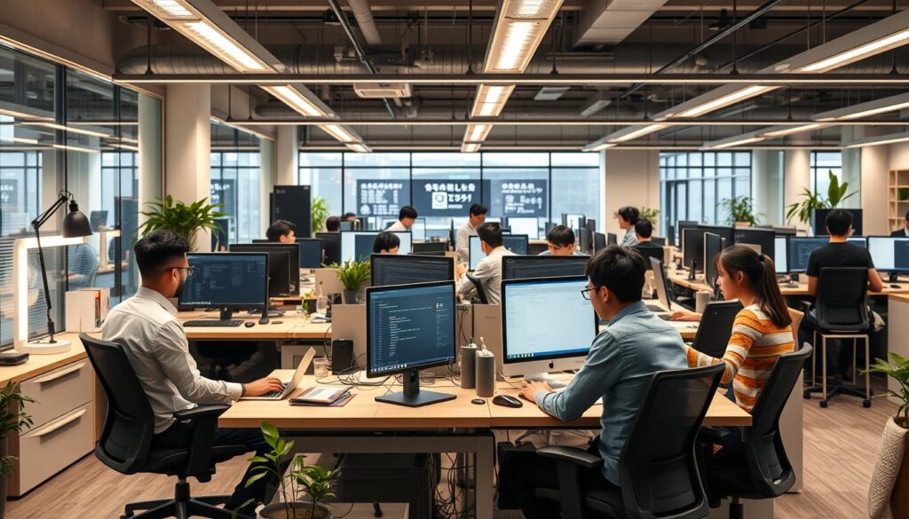 IT企業のオフィス環境とチーム文化