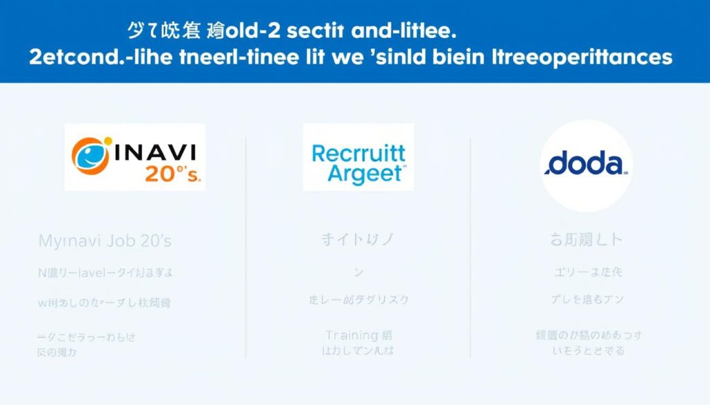 第二新卒向けの転職エージェントを比較した画像