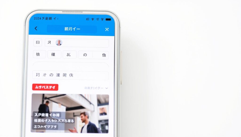dodaアプリのインターフェース画面