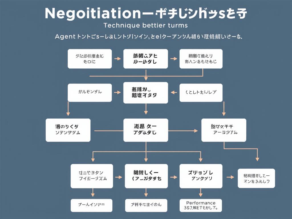 契約条件交渉のフローチャート 契約条件交渉のフローチャート