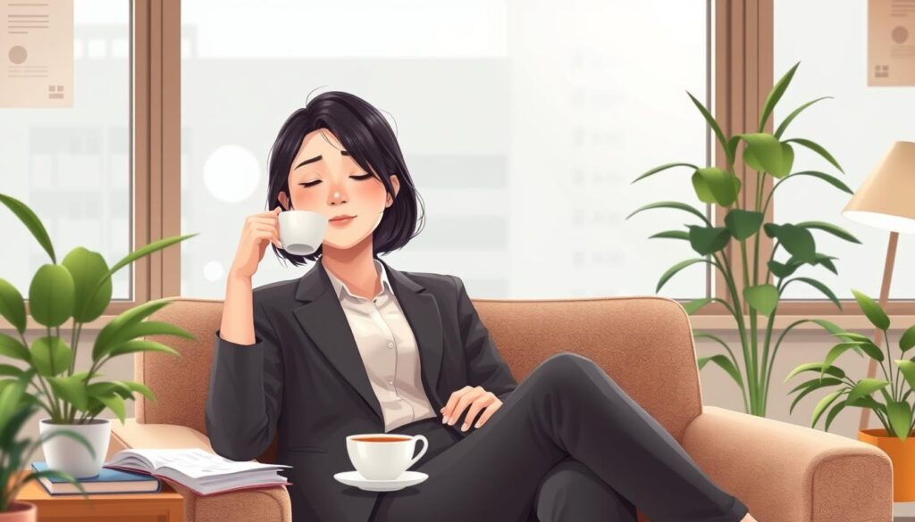 転職活動中のストレス管理のイメージ 転職活動中のストレス管理のイメージ