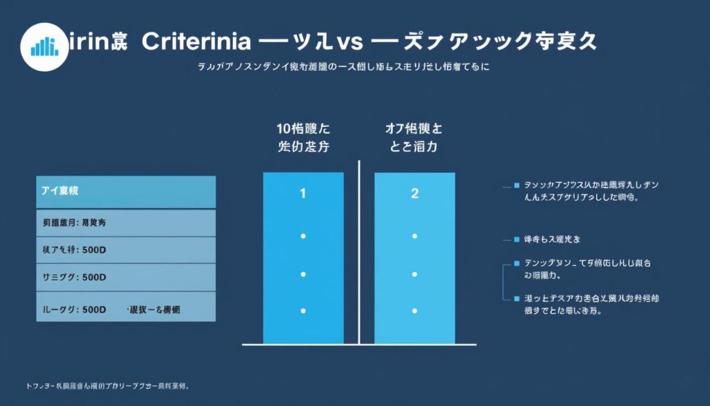 未経験者と経験者のIT Webエンジニア採用基準の比較図