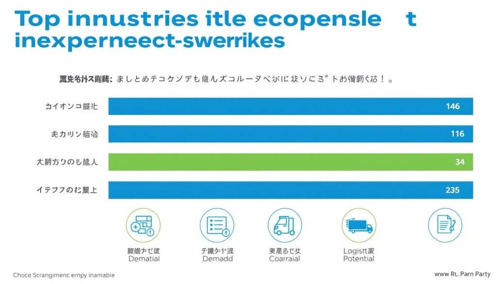 未経験可求人が多い業界トップ5のグラフとフリーター 未経験からの転職先