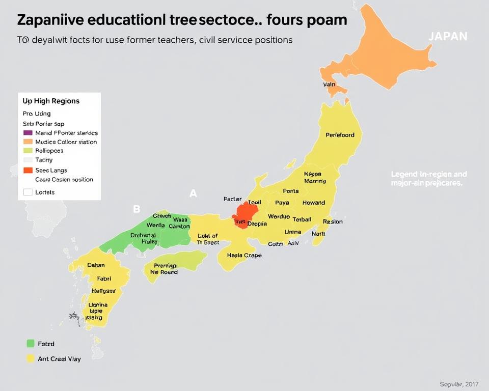教育熱心な自治体の地図