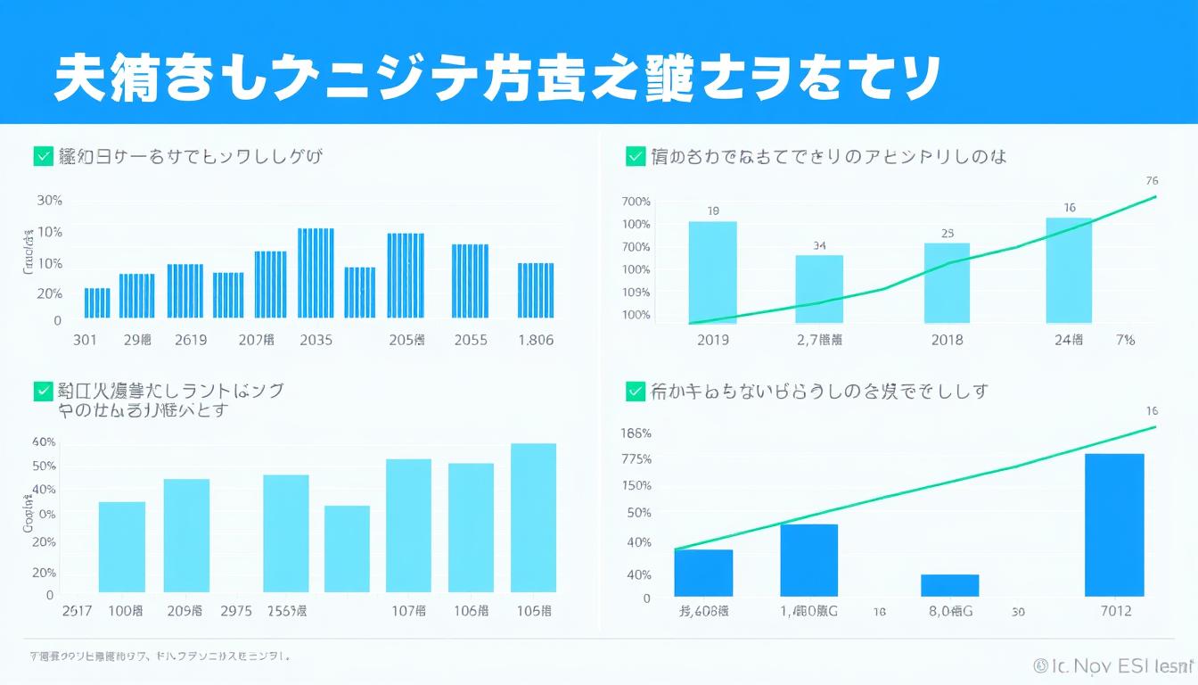 グラフで示すフリーターの就業状況と年齢別統計データ