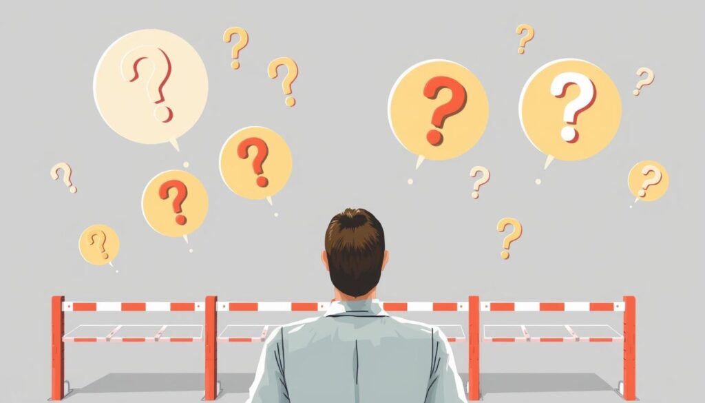 サービス業からの転職における課題を表現した画像
