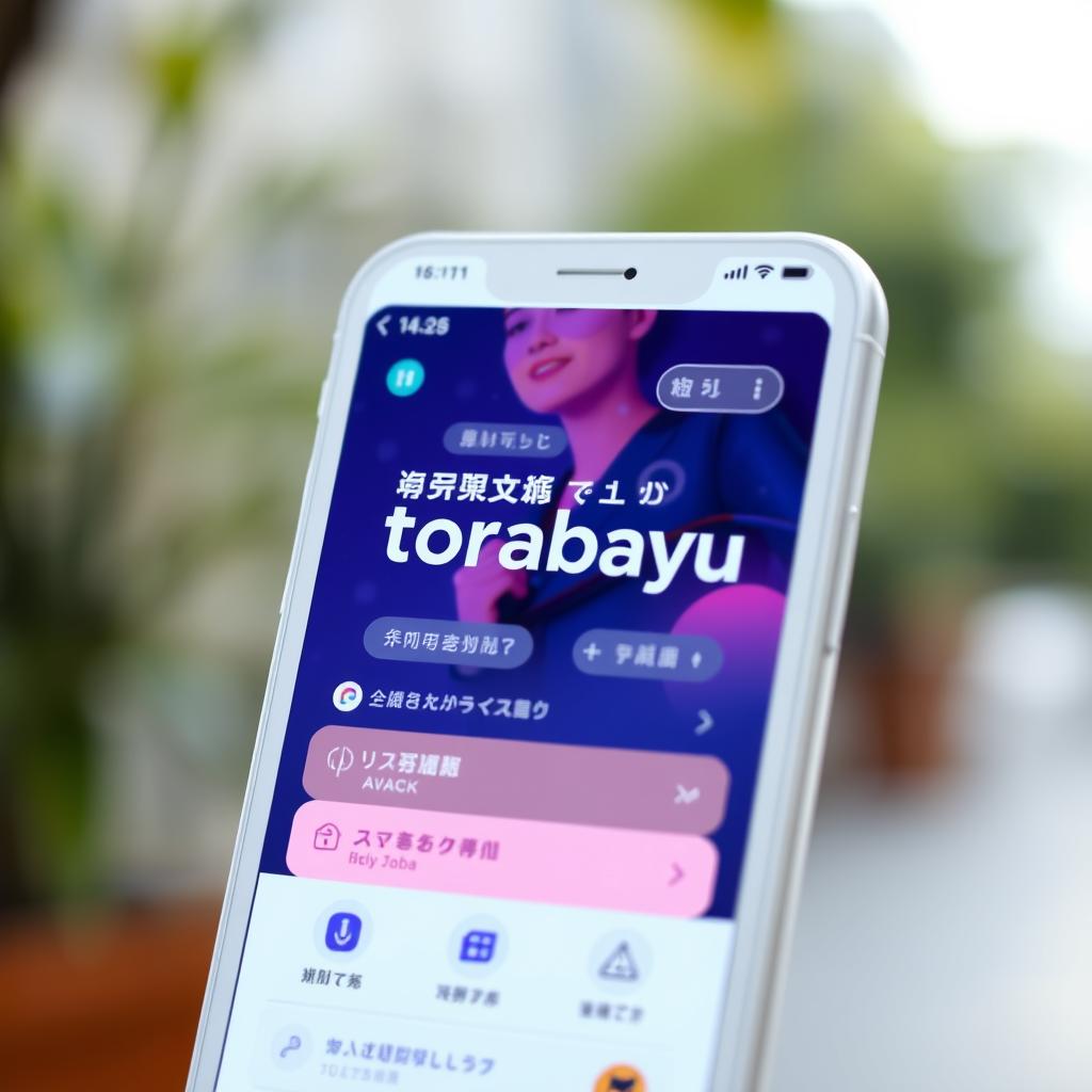 とらばーゆアプリのロゴとインターフェース