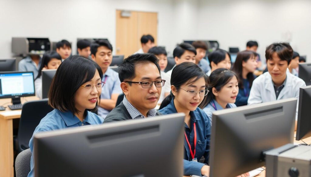 職業訓練校でスキルを学ぶフリーター