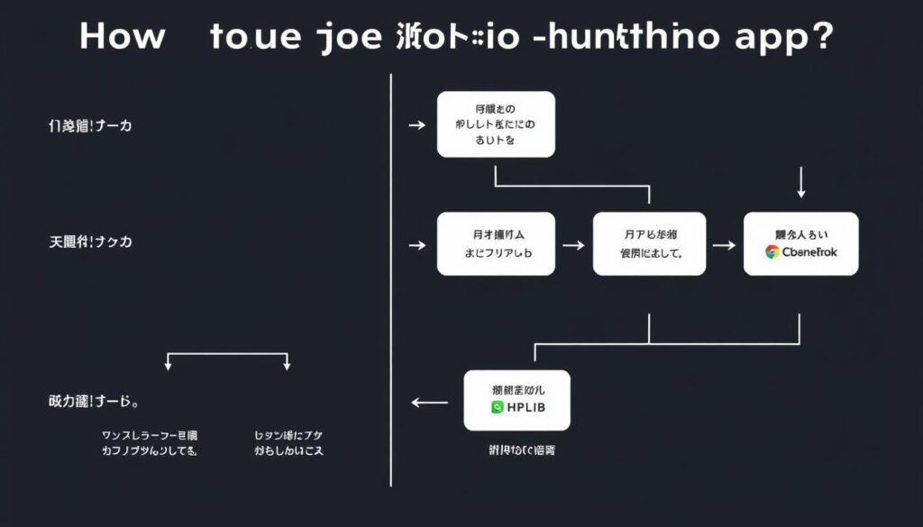 転職アプリ選びのフローチャート
