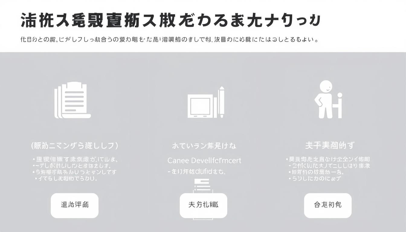 大学中退・高卒からの転職で直面する課題を表した図