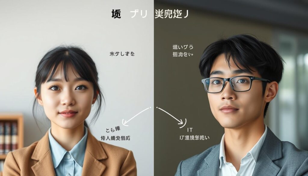 未経験分野への転職を目指す若者が職務経歴書を作成している様子。20代転職戦略として未経験分野へのアプローチを工夫している。