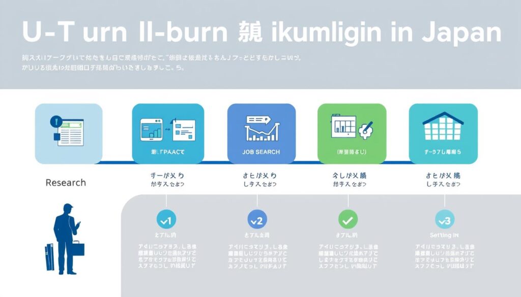 Uターン・Iターン転職活動のステップ Uターン・Iターン転職活動のステップ